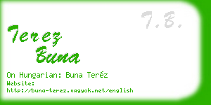 terez buna business card