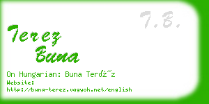 terez buna business card